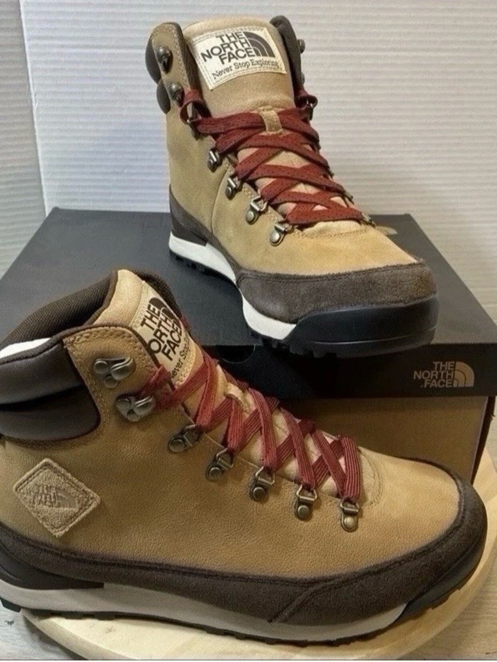 The North Face Back-To-Berkeley IV Leather Waterproof Boots (Style: NF0A817Q).